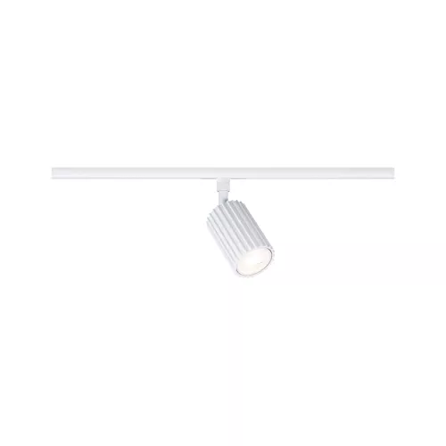 URail Spot sur rail Lirena GU10 max. 10W 230V Blanc signal