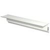 INFO RAIL + WHITE 200 CM (INCLUDES MOUNTING HARDWARE, RAIL ENDS AND 4X MOUSE MAGNETS WHITE) ARTI TEQ 1 - Cimaise Tableau 