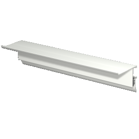 INFO SCHIENE + WEISS 200 CM (INKL. BEFESTIGUNGSMASCHINEN, SCHIENENENDEN UND 4X MAUSMAGNETE WEISS) ARTI TEQ 1 - Cimaise Tableau