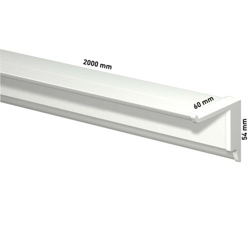 INFO RAIL + BLANCO 200 CM (MATERIAL DE FIXING, PACKAGE RAIL Y 4X MOUSE WHITE MAGNETS) ARTI TEQ 2 - Cimaise Tableau