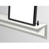 INFO SCHIENE + WEISS 200 CM (INKL. BEFESTIGUNGSMASCHINEN, SCHIENENENDEN UND 4X MAUSMAGNETE WEISS) ARTI TEQ 9 - Cimaise Tableau 