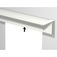 INFO RAIL + BIANCO 200 CM (INCLUSE ATTREZZATURA DI FISSAGGIO, PUNTE DI RAIL E 4X MOUSE MAGNETS BIANCHI) ARTI TEQ 10 - Cornice pe