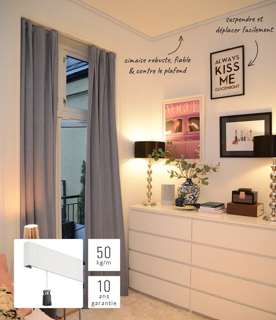 Click Rail Pro Artiteq Stuhlschiene - 50 kg/ m