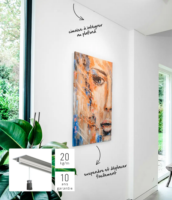 Shadowline Bilderleiste für Mauerwerk – 20 kg/ m