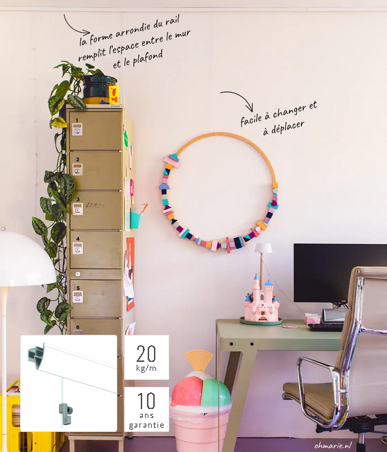 Binario Up Rail Artiteq - 20 Kg / m