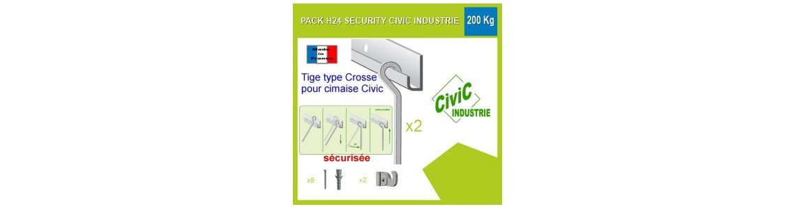 Kit sospensione H24 Security Civic 160 kg