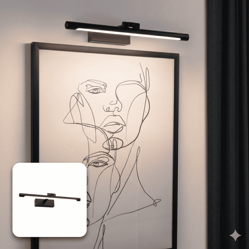 Eclairage tableau en applique