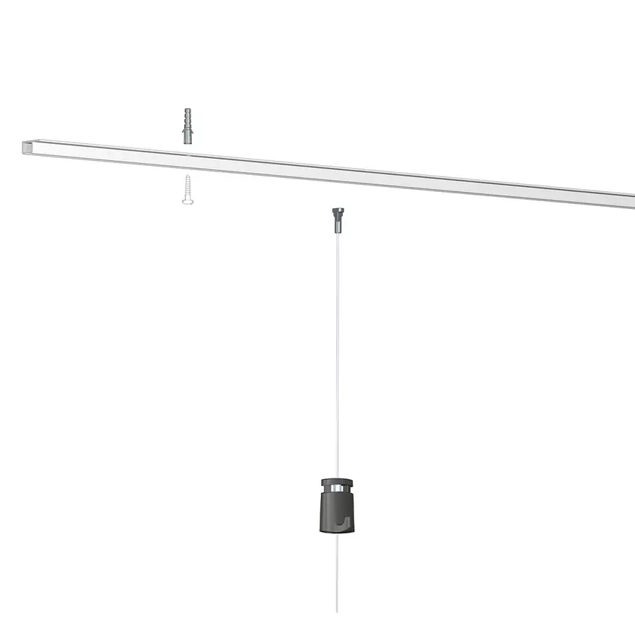 Top Rail (20 kg/m)  Le standard invisible au plafond