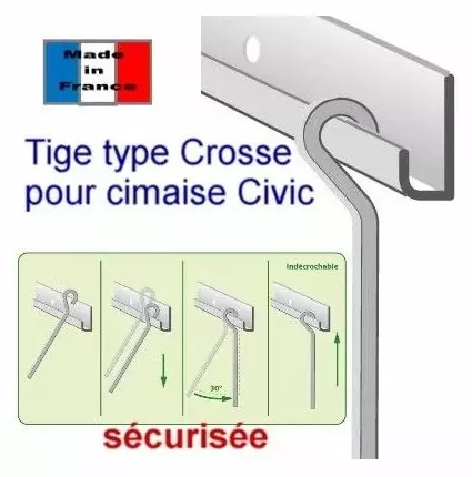Civic H24 Security (80 kg/m) : Sécurisé et anti-vol